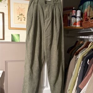 Olive Green Corduroy trousers